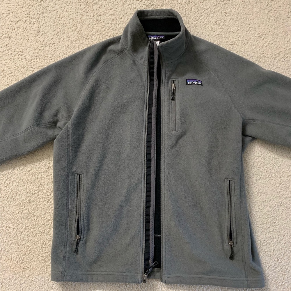 Patagonia Gray ZIP Up Fleece Jacket